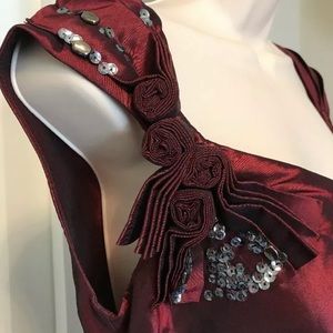 Dress Barn Collection Gorgeous Red Dress Size 6